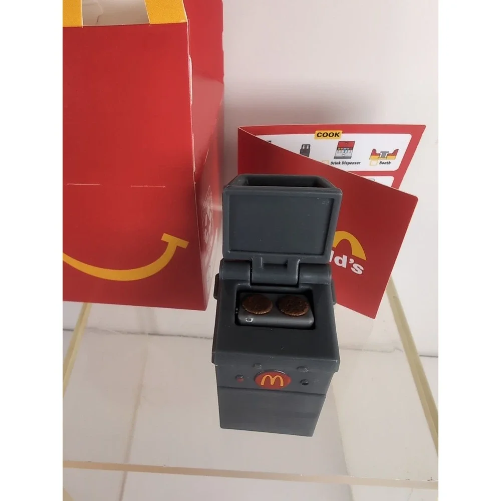 Lil McDonald's Happy Meal Toy #12 Burger Grill Two-sided Patties Realistic Mini
